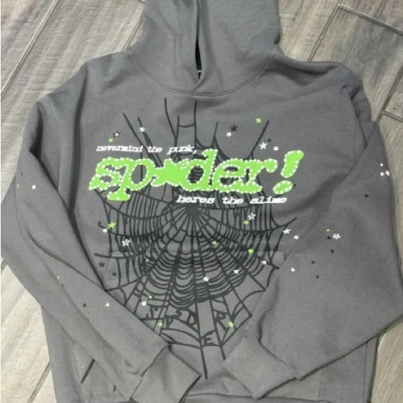 Spyder | Shirts | Sp5der Punk V2 Hoodie Slate Grey | Poshmark